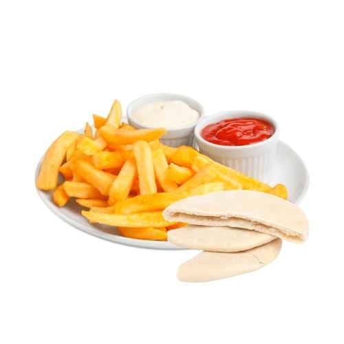 Chips In Pitta Bread