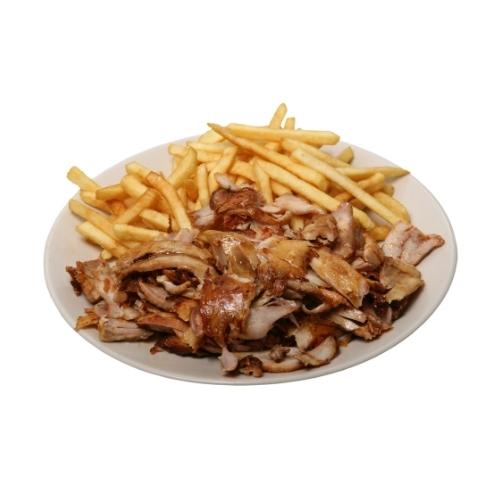 Chicken Doner Meat and Chips