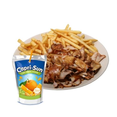 Kids Chicken Doner Meat and Chips