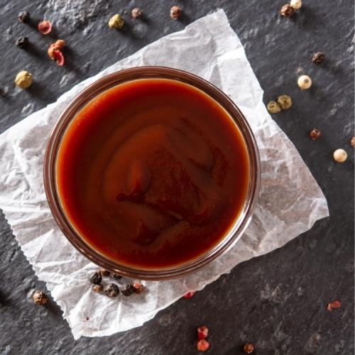 Pot of BBQ Sauce
