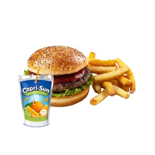 Kids Sml Beef Burger and Chips